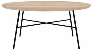 Ethnicraft Круглый журнальный столик из дуба Oak disc 26607