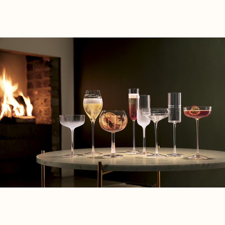 G730-11-408 Набор из 2 бокалов для шампанского signature verso 300 мл LSA International  - Вид №3