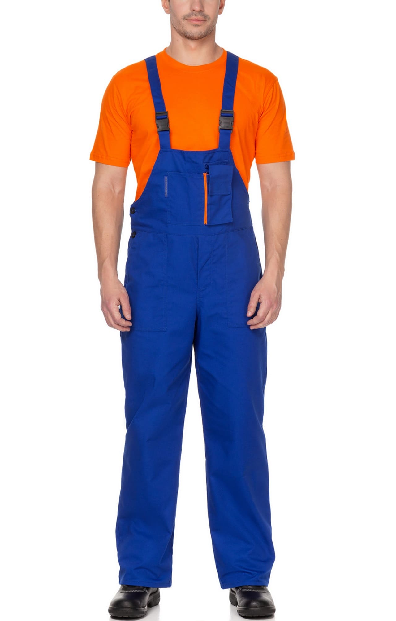 65626 Полукомбинезон "Эксперт-2" василек  Летняя спецодежда  размер 60-62/182-188  - Вид №3