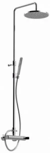 Rubinetteria Giulini Настенная душевая стойка с ручным душем с верхним душем Surf F5808swc-s