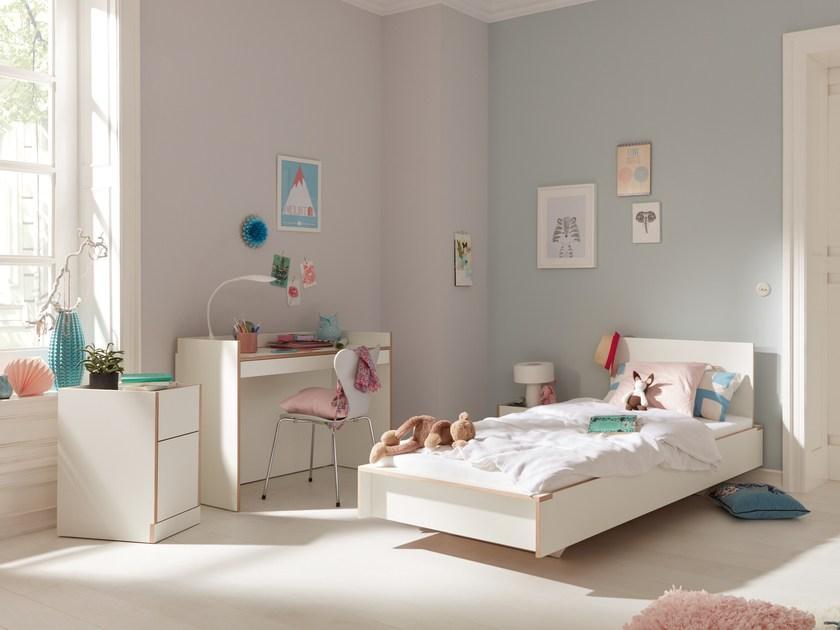 Müller Small Living Прямоугольный письменный стол из фанеры с ящиками Flai Fla100-w - Вид №3