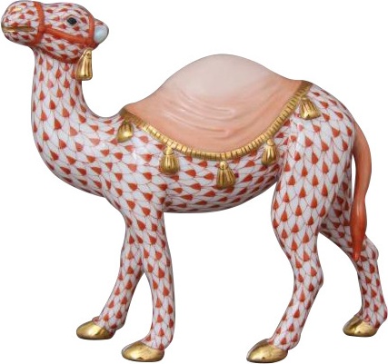 10585502 Herend Фигурка 14см "Странствующий верблюд" Фарфор 