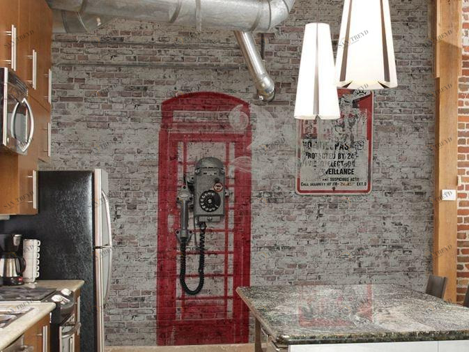 GLAMORA Виниловые обои под кирпич Vitaminic sun-id-1400177