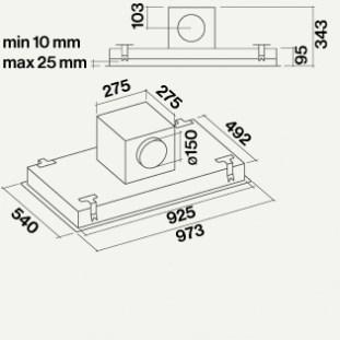 Falmec Потолочная вытяжка из нержавеющей стали Design+ sun-id-1456820 - Вид №22