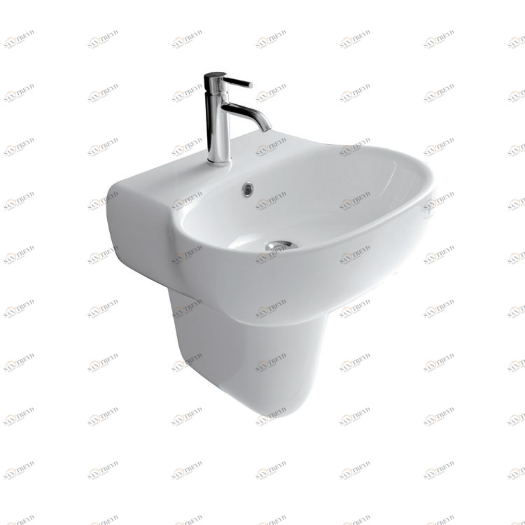 7119 Подвесная раковина настенная овальная Galassia Ergo белая