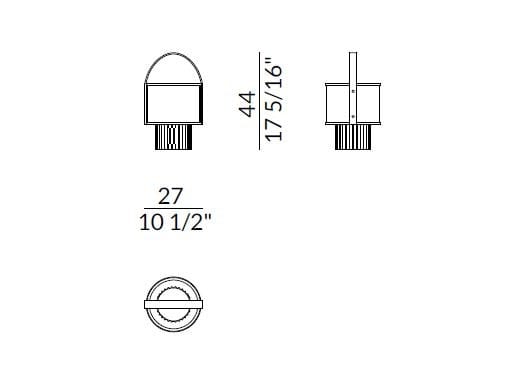 Светодиодная настольная лампа из муранского стекла Paolo Castelli вечером ARCH-00019459 - Вид №1