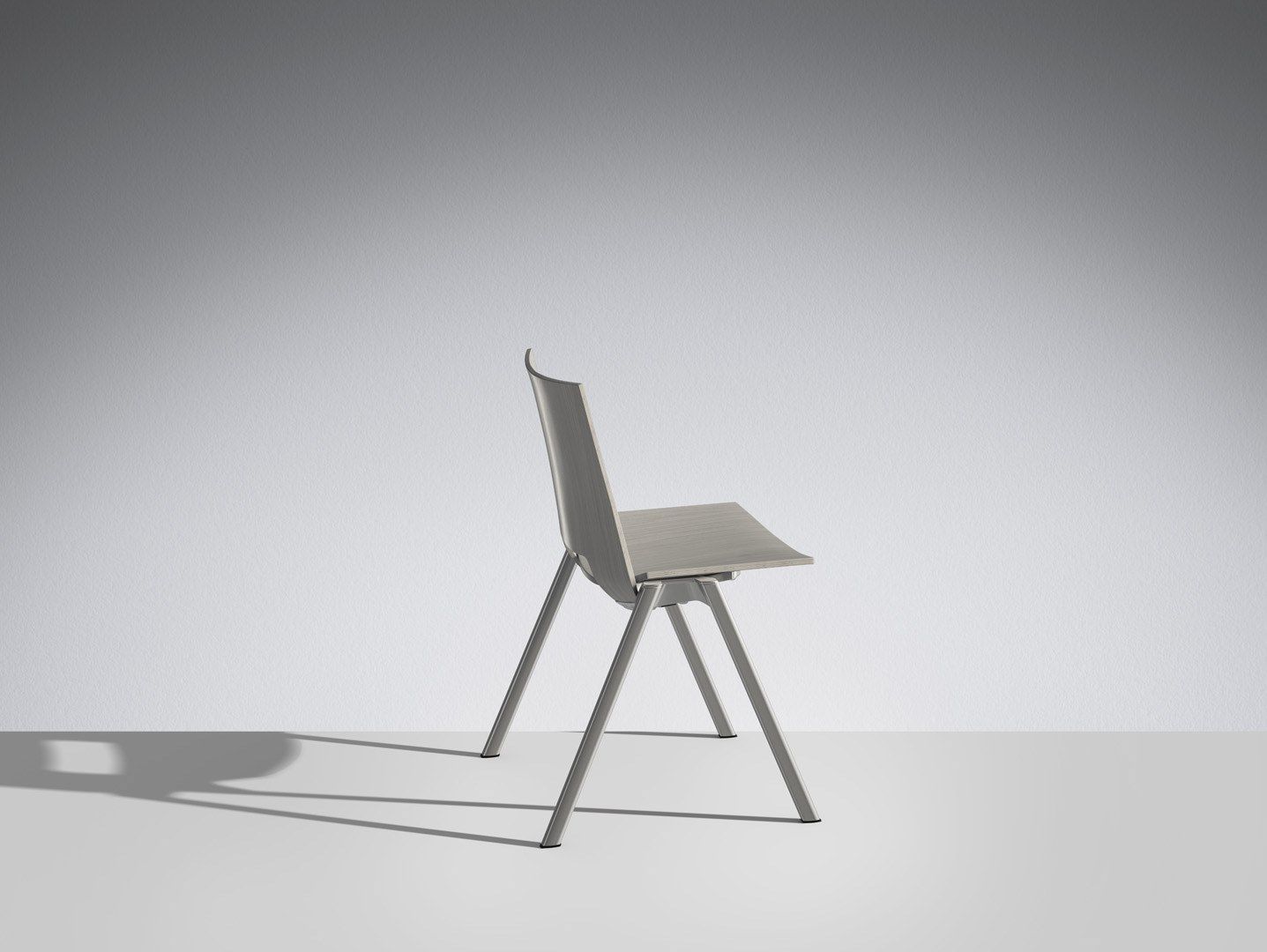 Деревянный штабелируемый стул для залов ожидания LAMM Hl3 ARCH-00105316 - Вид №1