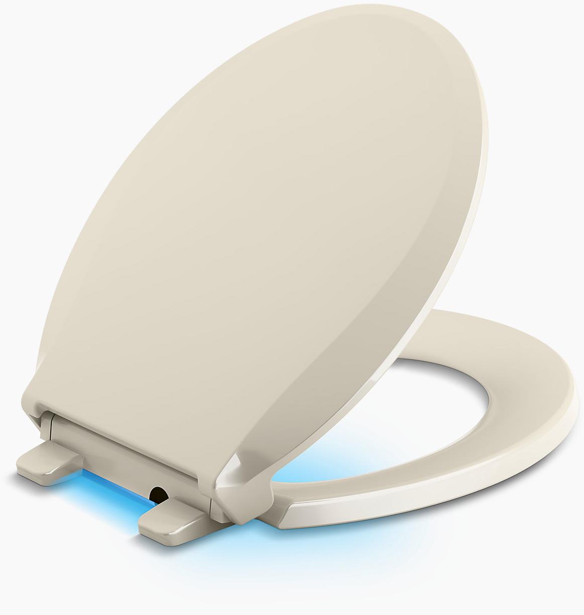 KOHLER Cachet Nightlight Quiet-Close  Круглое переднее сиденье для унитаза K-75758-47 