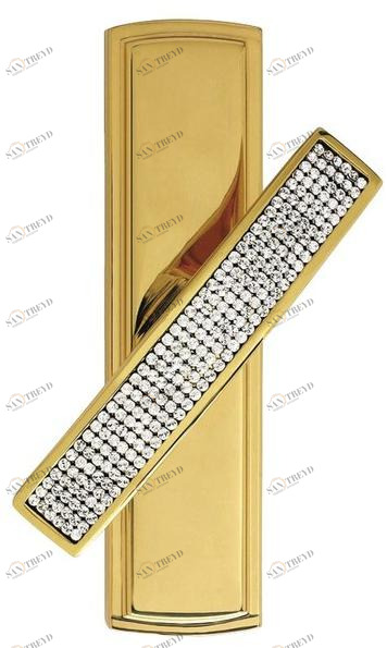 LINEA CALI' Болт Cremone из хромированной латуни с кристаллами swarovski® Profilo mesh sun-id-1475201