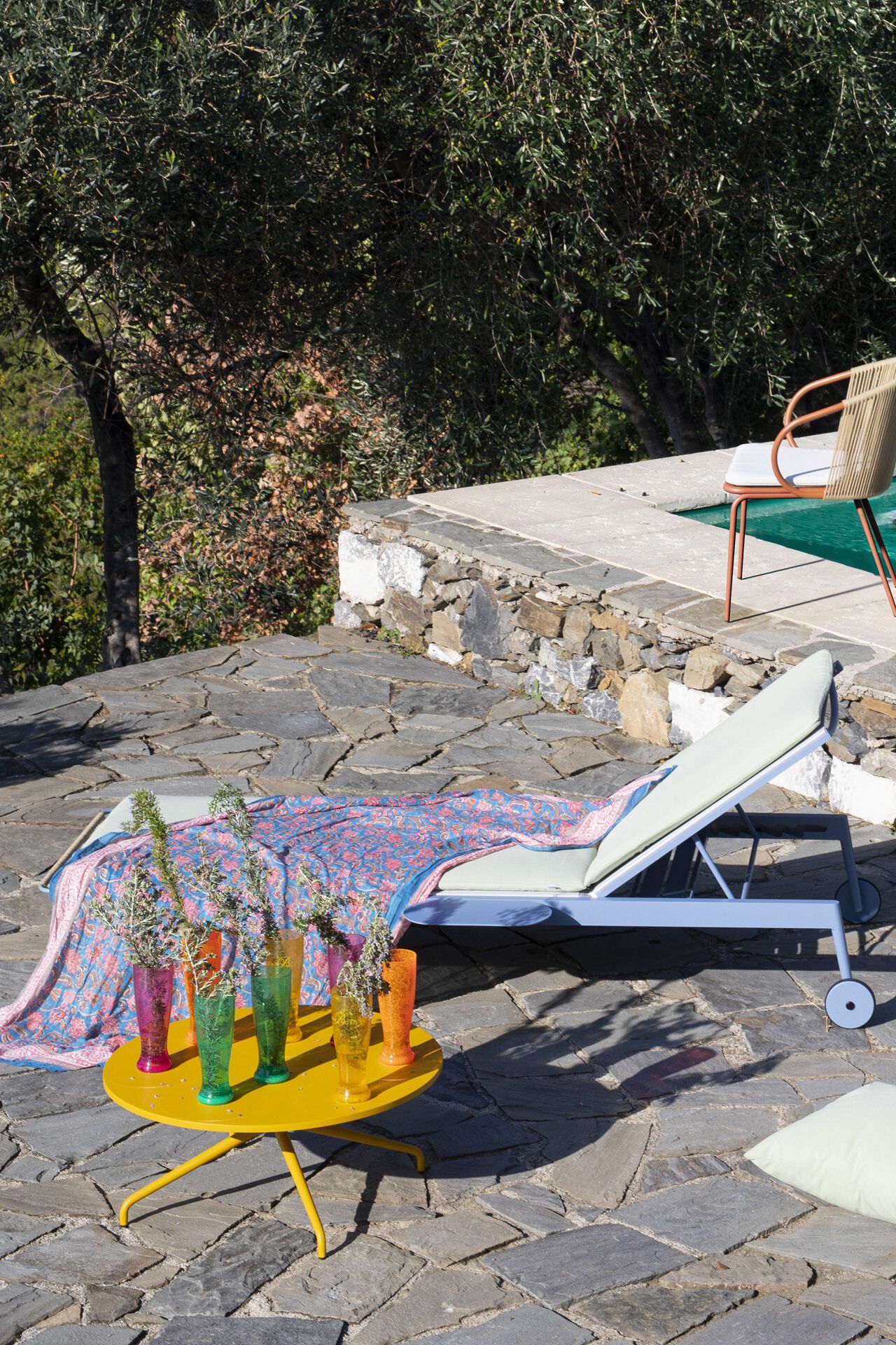 Круглый стальной журнальный столик с порошковым покрытием BABEL D Kissi ARCH-00129144 - Вид №1