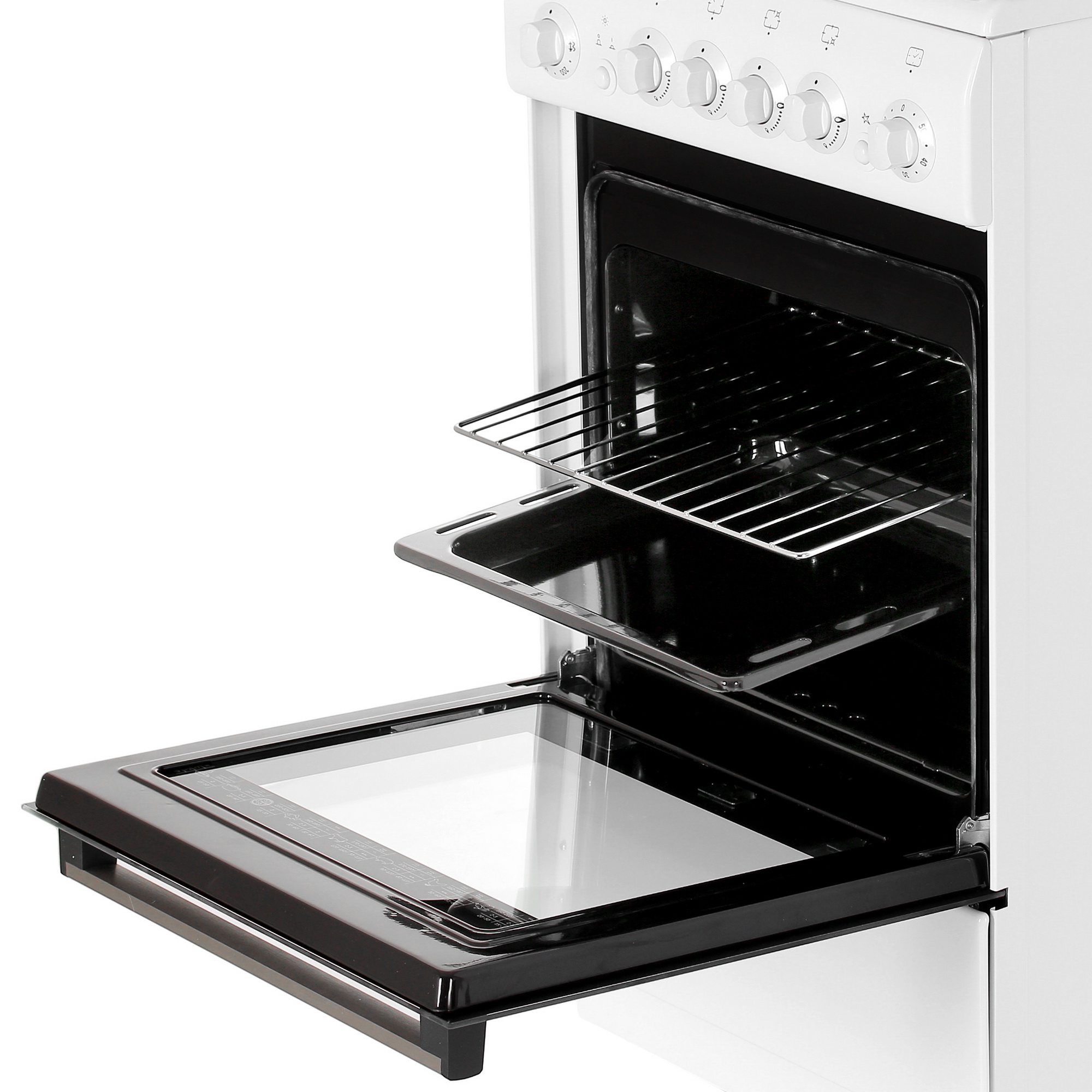 4813180 Комбинированная плита De Luxe 5040.42гэ (кр) ЧР-030 белый STDN-0105515 - Вид №5