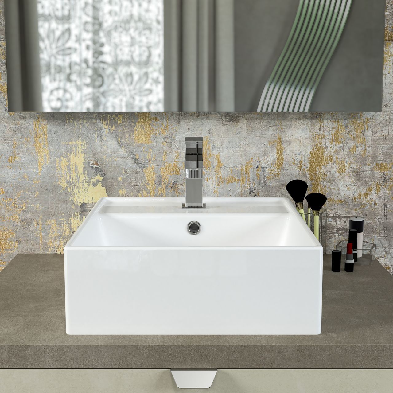 Керамическая квадратная столешница Ercos OLIMPIA ARCH-00034641 - Вид №1