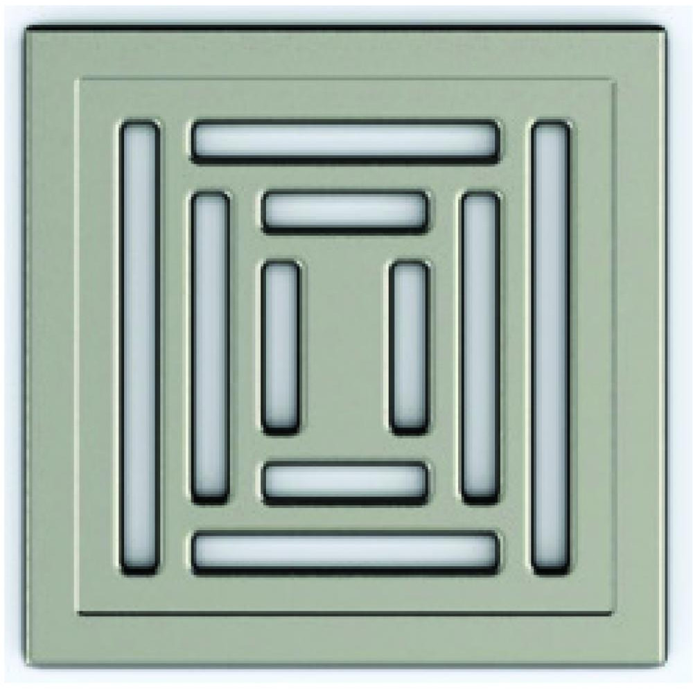 090070 Трап водосток PLATZ Uno 150х150  Berges ZENTRUM Antik  - Вид №4