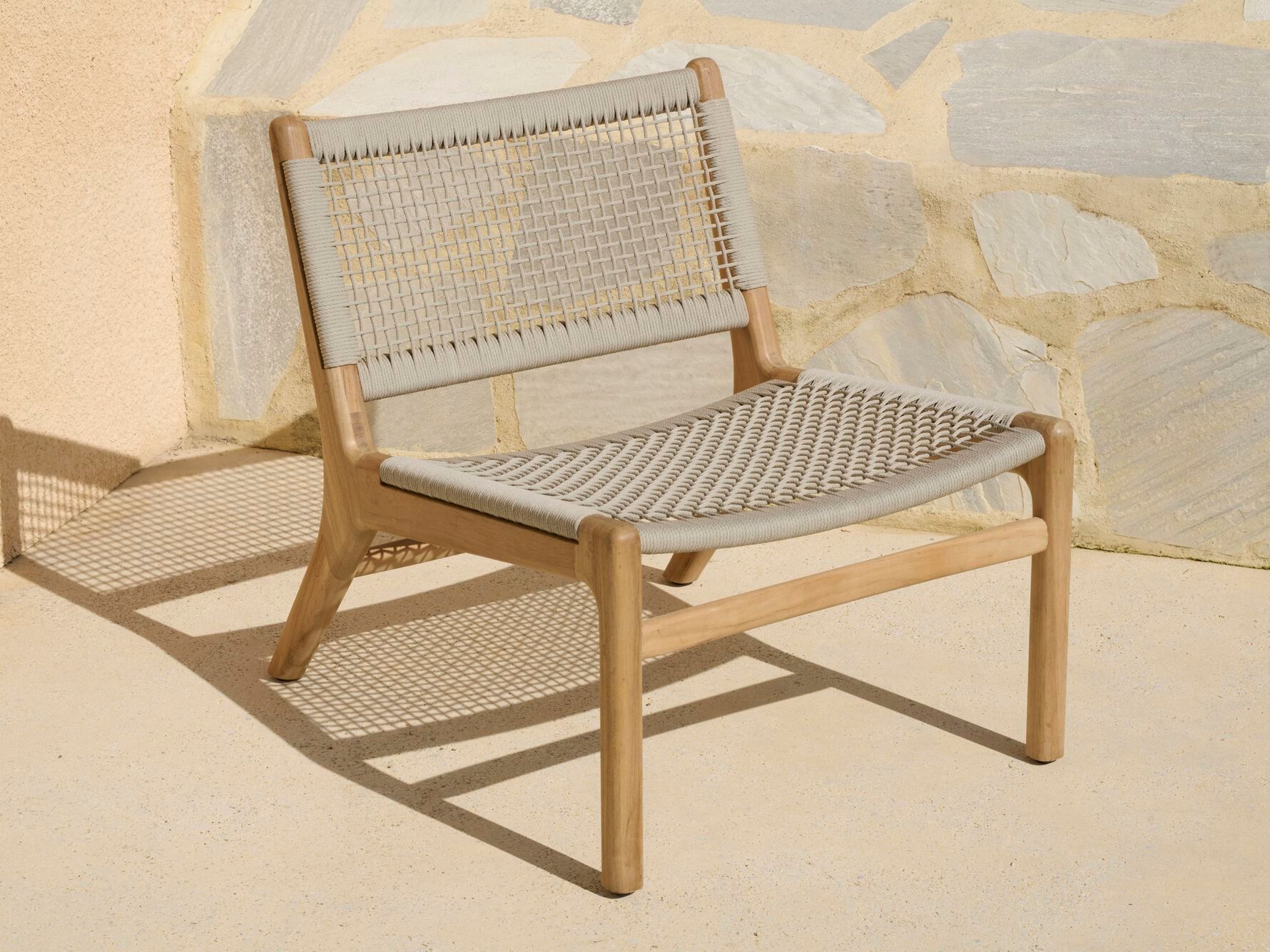 ТИК и веревочный садовый стул Ethnicraft Джек ARCH-00005038 - Вид №3