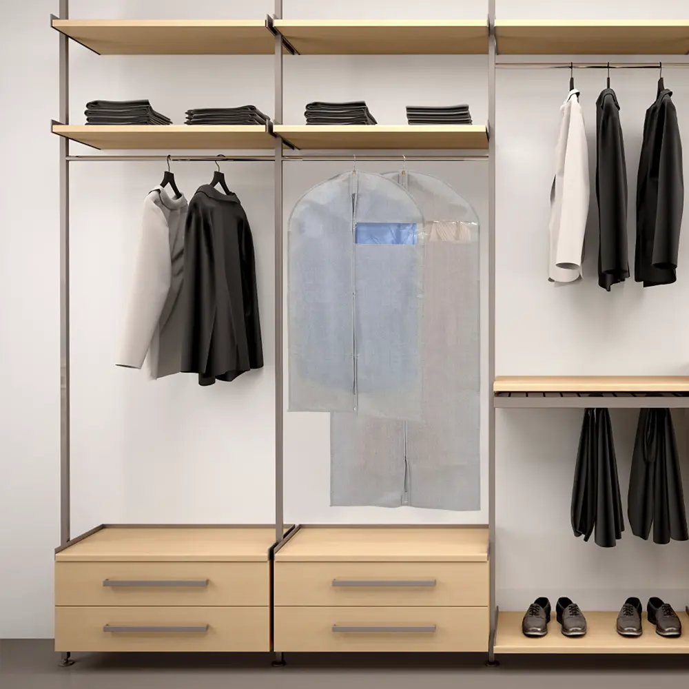 Чехол для одежды Konsensa - защита костюмов и платьев 55x95 см 89397851 STLM-1578943 - Вид №3