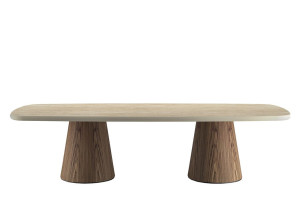 Прямоугольный Хрустальный обеденный стол