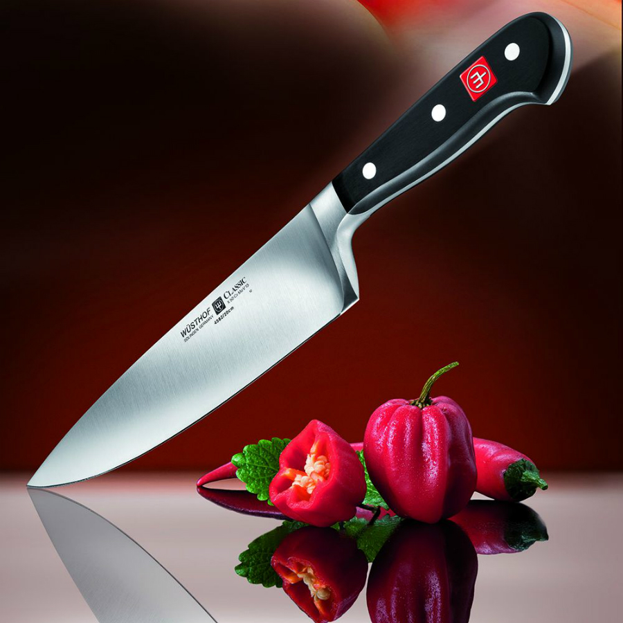 Нож кухонный «Шеф» Classic, 20 см WUESTHOF W458220 - Вид №4