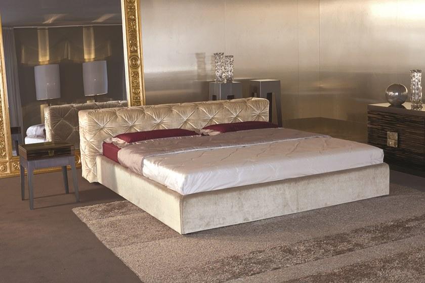 Longhi Двуспальная кровать из ткани с тафтинговым изголовьем Loveluxe W 800 - Вид №2