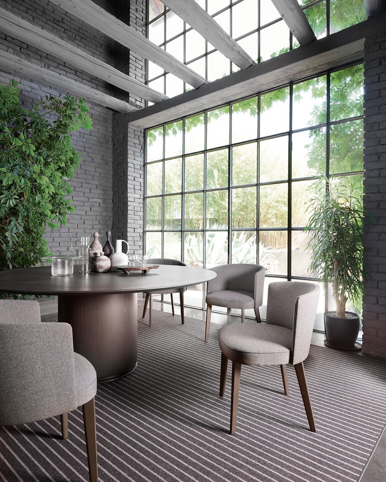 Тканевое кресло с подлокотниками Potocco ARCH-00130578 - Вид №2