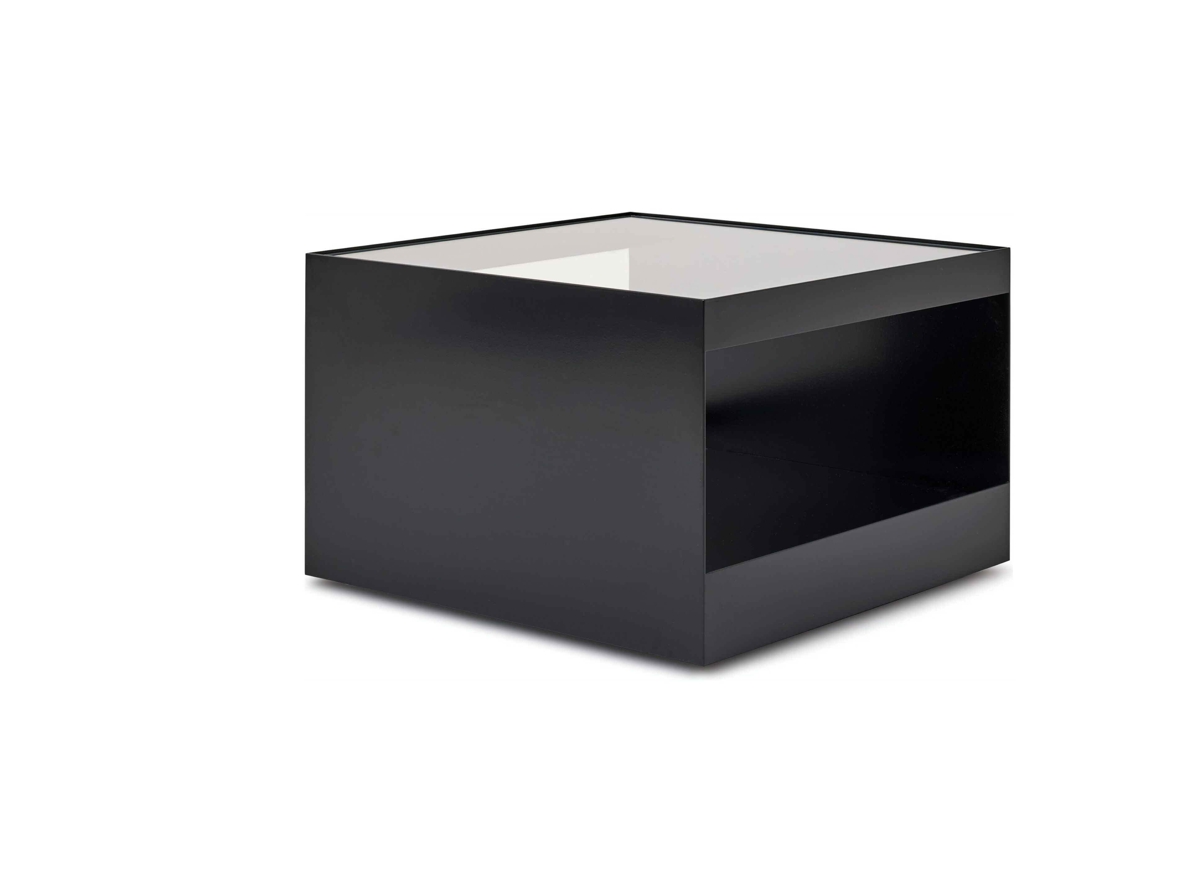 Квадратный стальной журнальный столик со стеклянной столешницей Knoll D'URSO OCCASIONAL TABLE ARCH-00149069 - Вид №7
