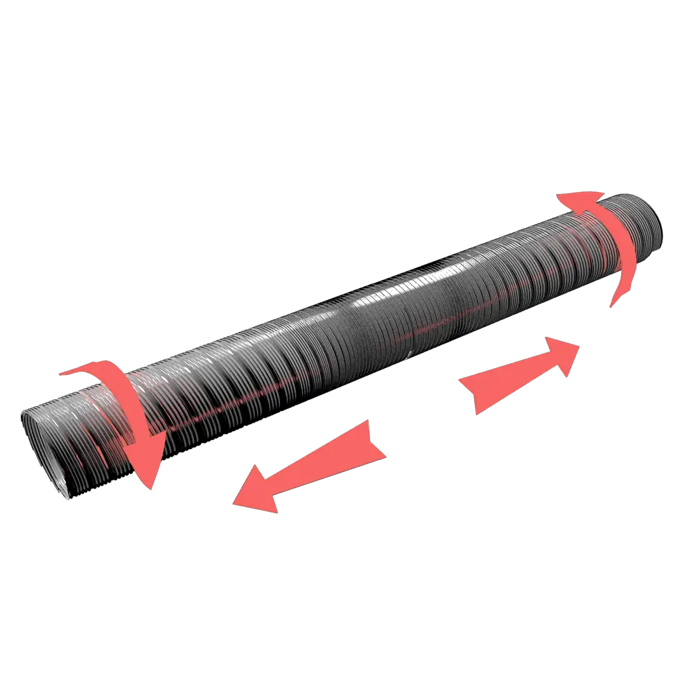 Auramax A10VA - гибкий алюминиевый воздуховод для вентиляции 82210538 STLM-0022086 - Вид №1