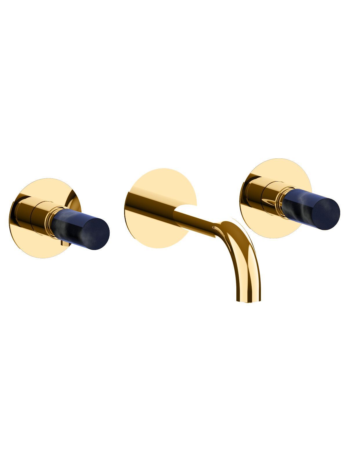 Настенный смеситель для раковины с 3 отверстиями без слива Rubinetterie Frattini Pepe XL ARCH-00037632 - Вид №10