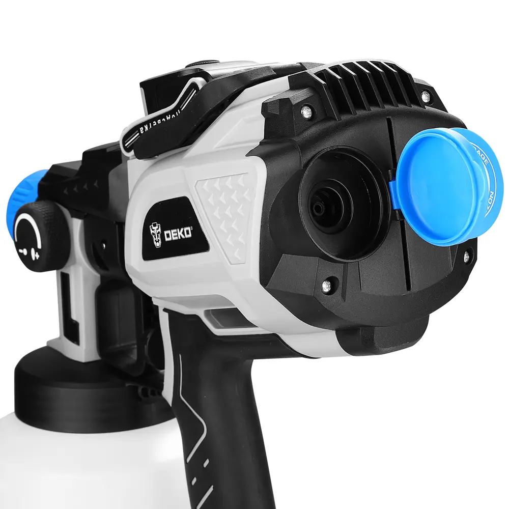 Краскопульт аккумуляторный Deko DSG20K2 Pro, 20 В Li-ion 2.3 Ач, 0.6 л/мин STLM-2162898 - Вид №9