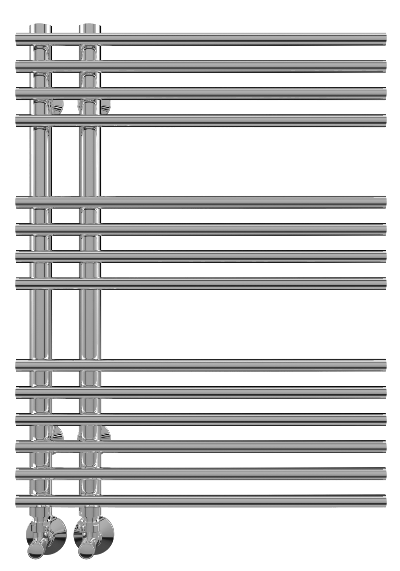 4620768886522 ЛЮКС Астра П14 500х696 (6+4+4) Полотенцесушитель TERMINUS RAL 9005 матовый - Вид №1