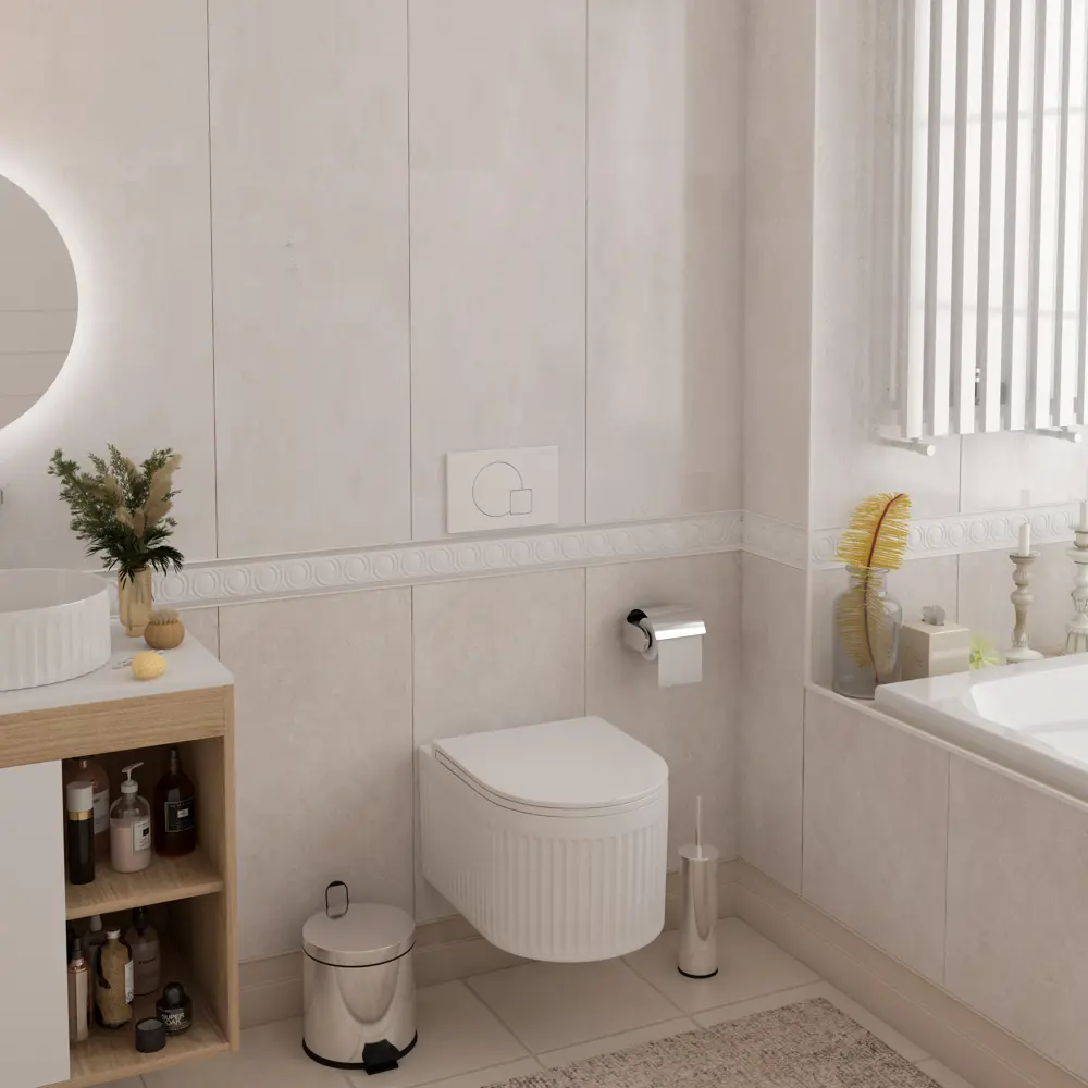 Унитаз подвесной Teymi Martta Tornado безободковый с сиденьем микролифт STLM-2036273 - Вид №6