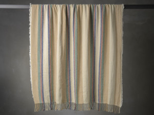 Джутовый и хлопковый плед