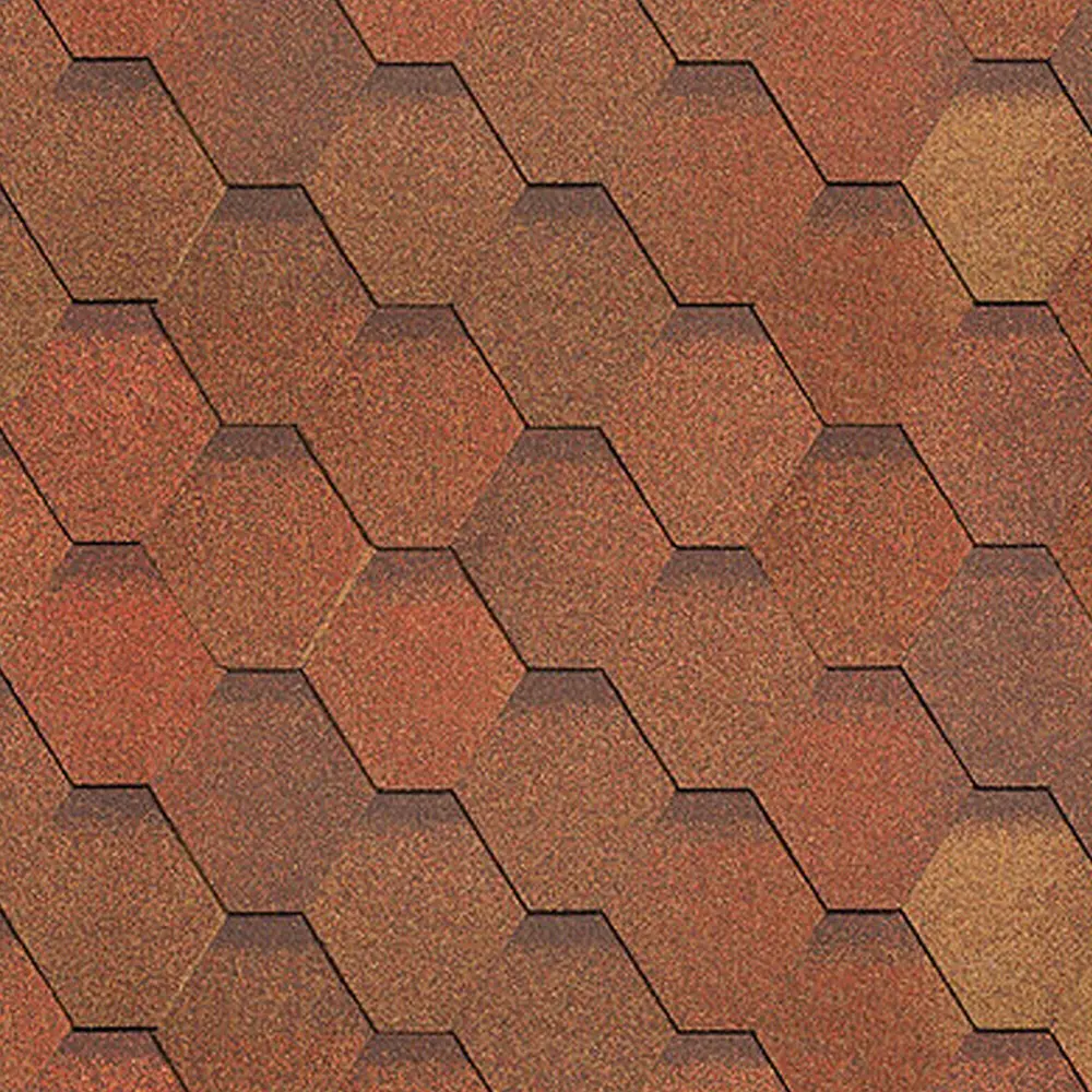 Черепица гибкая Shinglass Классик Кадриль яшма 3 м² ТЕХНОНИКОЛЬ STLM-2011775