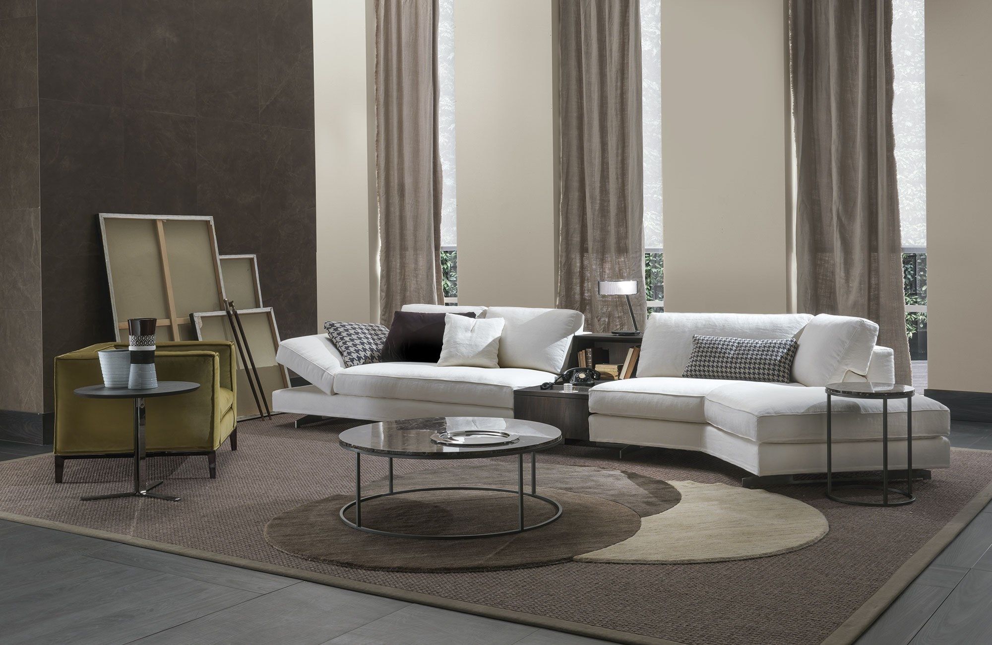 Съемное тканевое кресло с подлокотниками Frigerio Taylor ARCH-00115913 - Вид №4