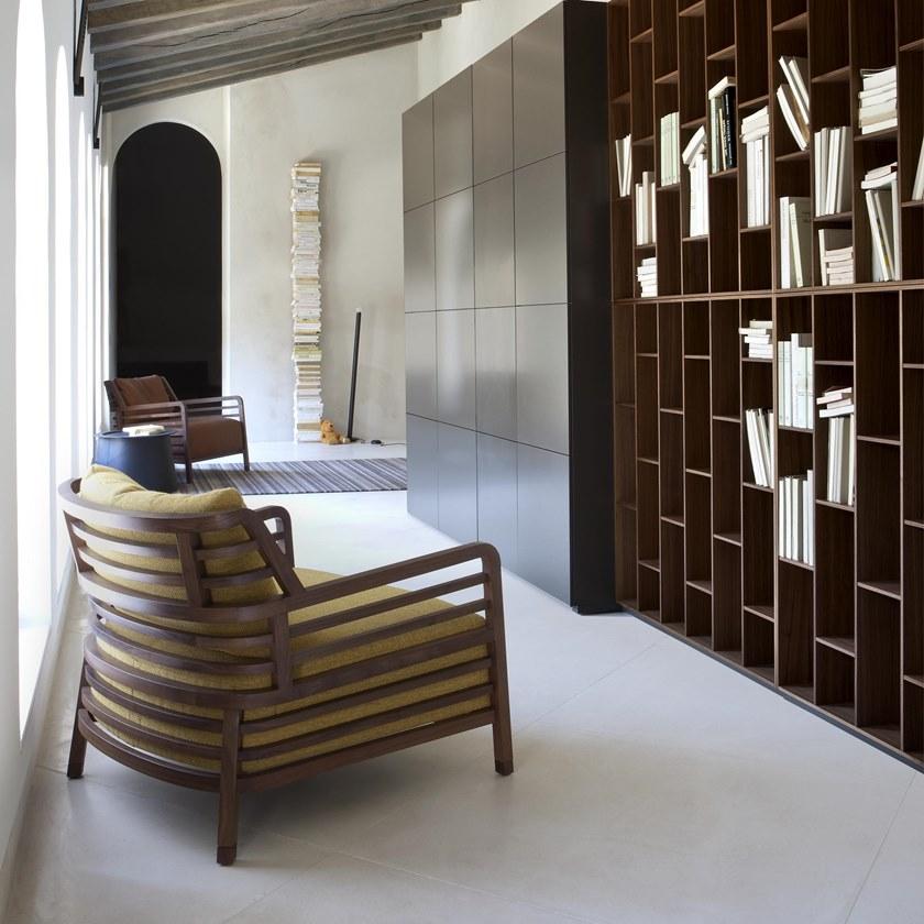 Ligne Roset Кожаное кресло с подлокотниками Flax 12190155 - Вид №4