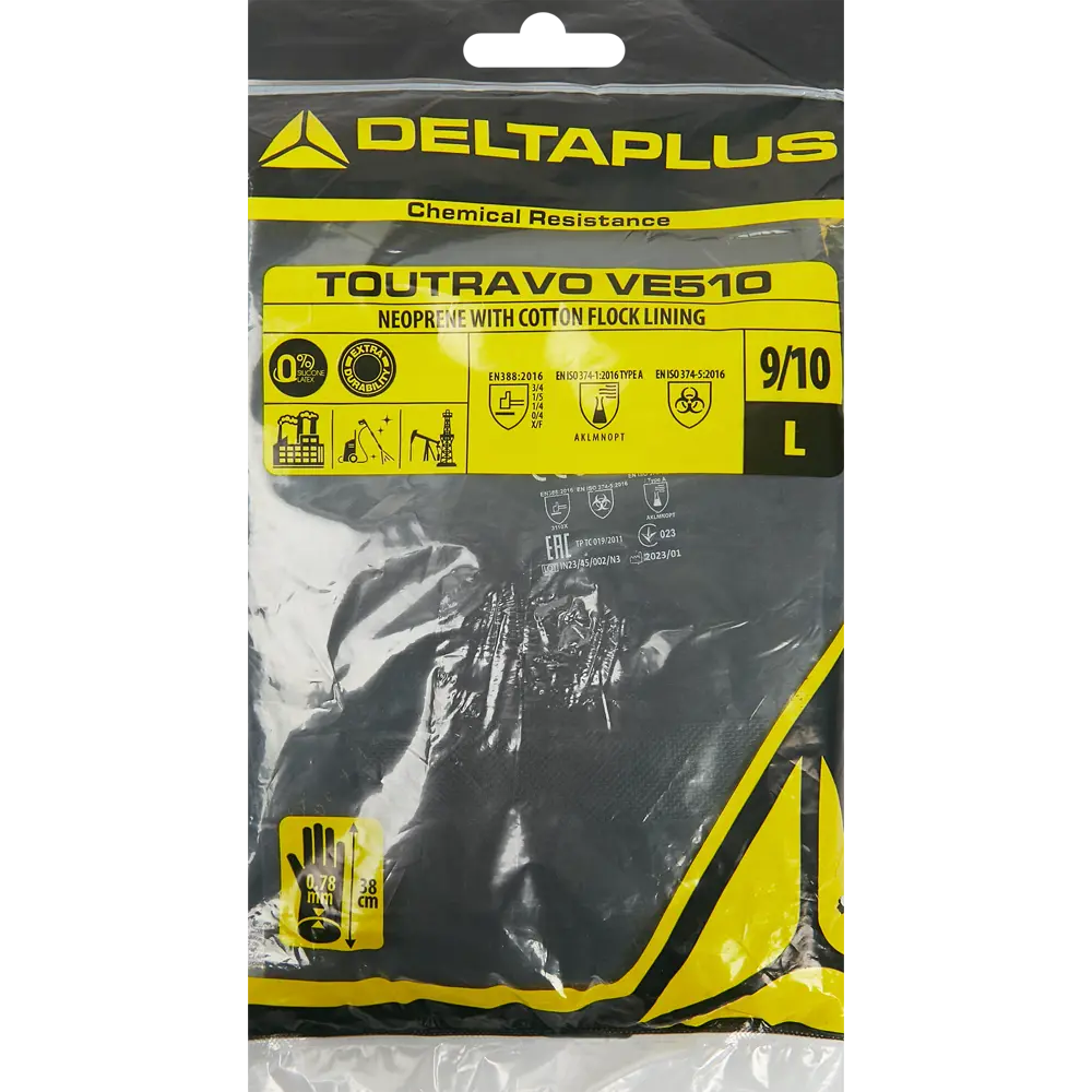 Защитные перчатки Delta Plus Toutravo VE510 для профессиональных работ 87975040 STLM-0846130 - Вид №2