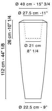 VGnewtrend Торшер для улицы из полиэтилена Obice sun-id-1420888 - Вид №3