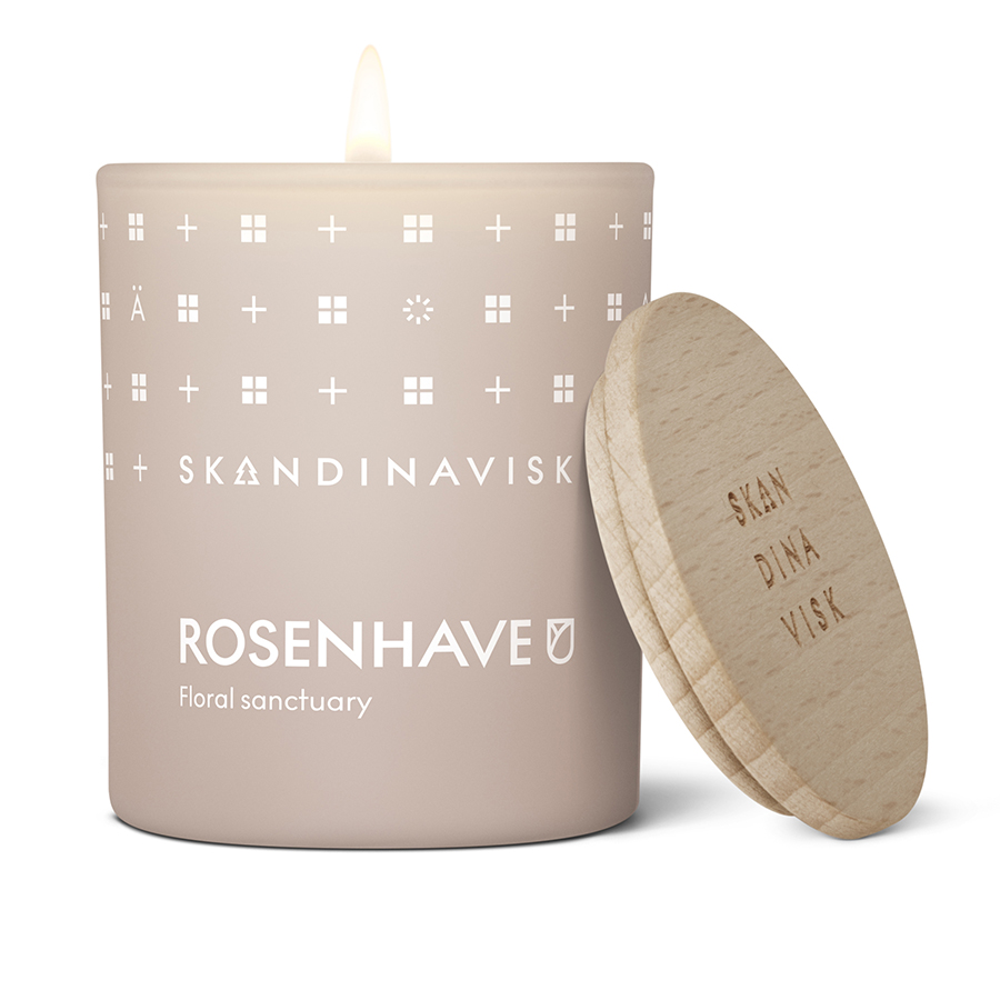 SK20210 Свеча ароматическая rosenhave с крышкой, 65 г (новая) S K A N D I N A V I S K  - Вид №4