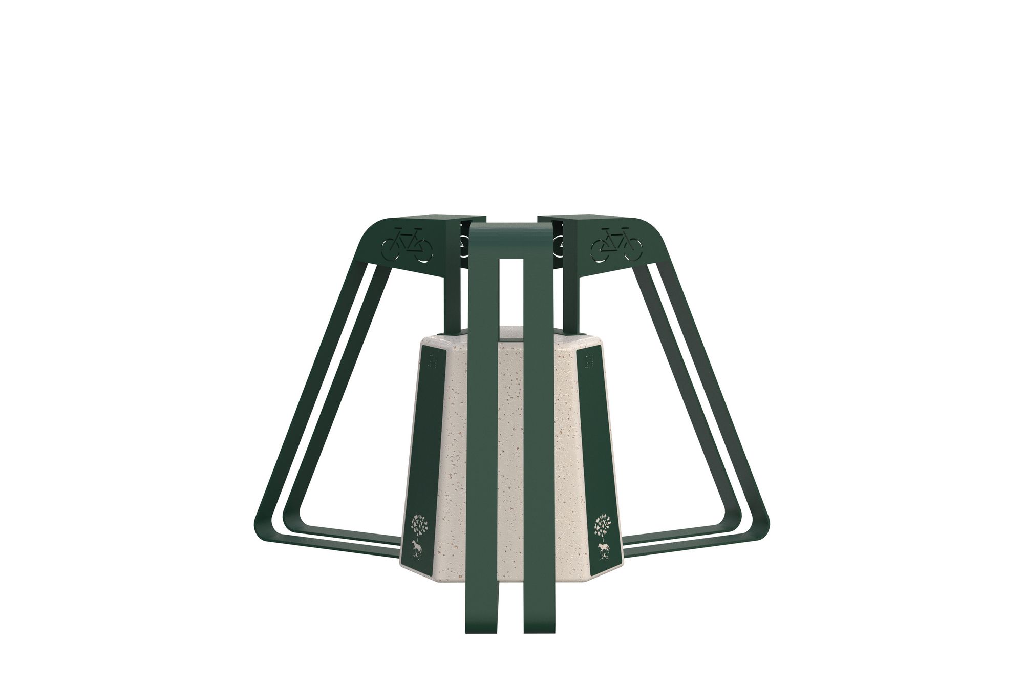 Металлические и бетонные велосипедные стойки Lazzari Castle ARCH-00144847 - Вид №2