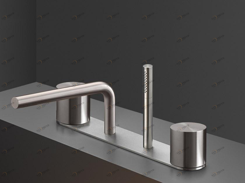 Ceadesign Набор из 2 смесителей для ванны с прогрессивной кромкой и ручным душем Opus Ops 28