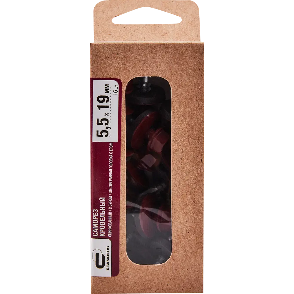 Саморезы кровельные Standers с буром для металлочерепицы и профнастила 89213046 STLM-1010450 - Вид №3
