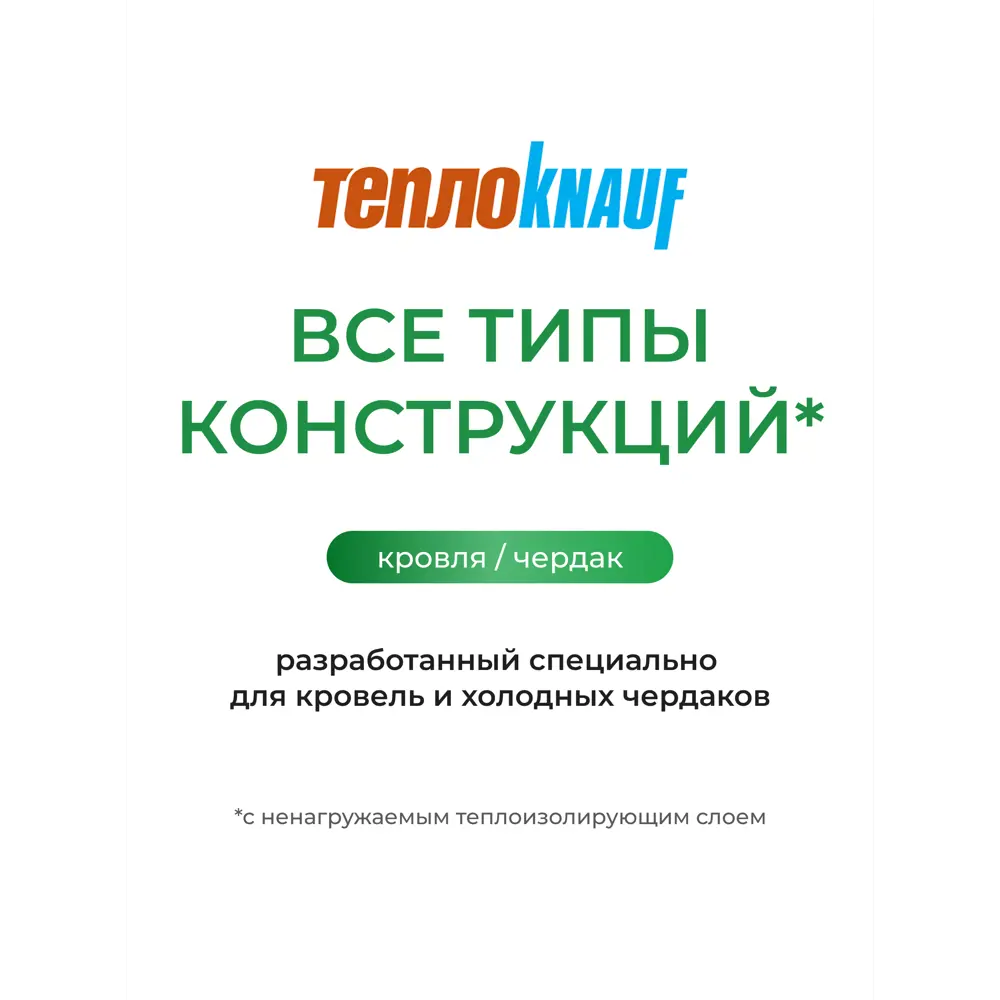 Утеплитель Knauf Insulation ТеплоKnauf Стена 100 мм 1 шт 1220x5740 мм 7 м² STLM-2135300 - Вид №8