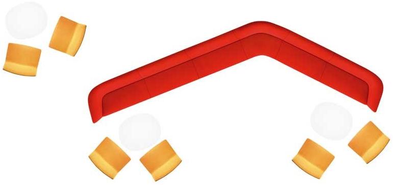 arper Модульный секционный диван Loop sun-id-1392189 - Вид №3