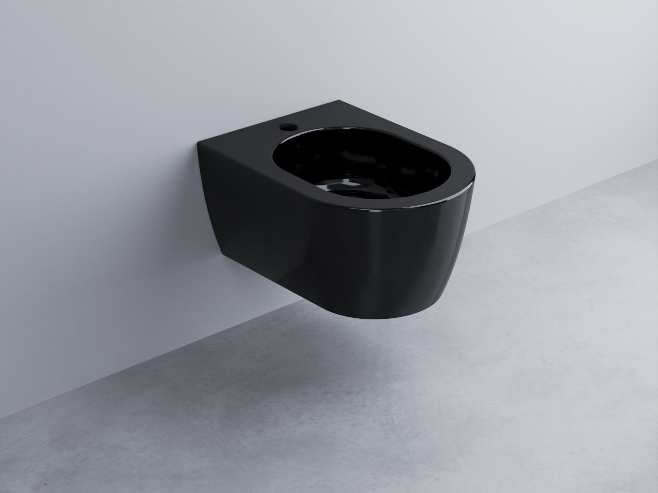 SMBSR-N Биде подвесное с одним отверстием под смеситель, в комплекте с крепежами Mini 48 cielo Smile Ceramica Cielo