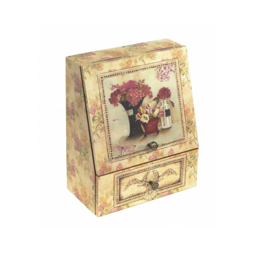 227507 Шкатулка 22 х 12 х 27 см Бежевый Santreyd 