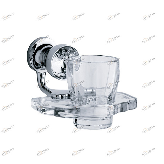 Стакан с настенным держателем JOERGER Palazzo Crystal 605.00.036.000