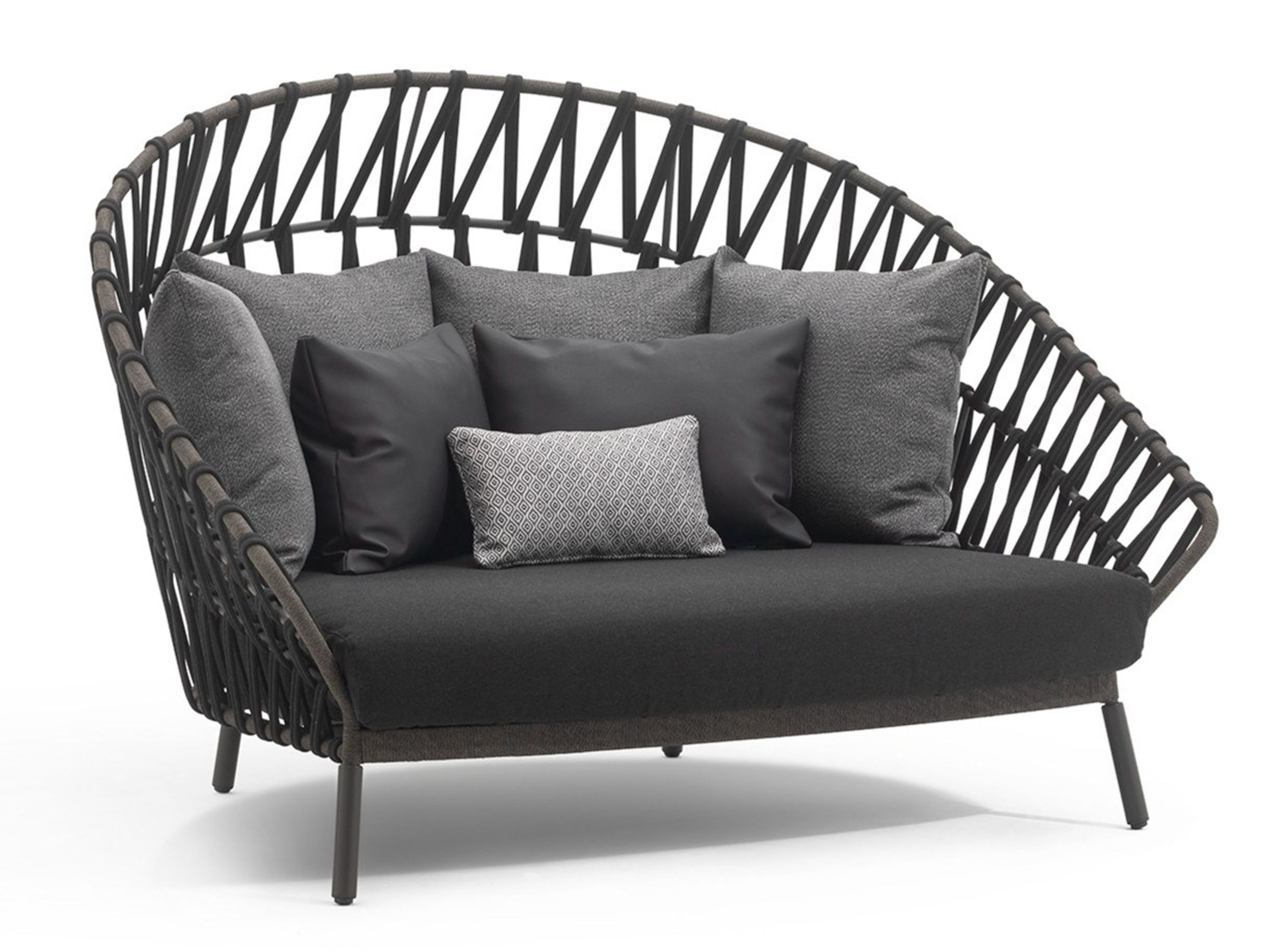 2-местный акриловый тканевый садовый диван Varaschin Эмма Кросс ARCH-00009633 - Вид №3