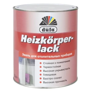 Эмаль для радиаторов Dufa Heizkorperlack цвет белый 2.5 л 10027311 STLM-2037509
