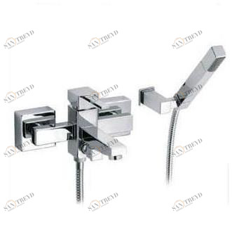 Смеситель для ванны с душем Square DL.SQU-SQ610CR Bugnatese 5496