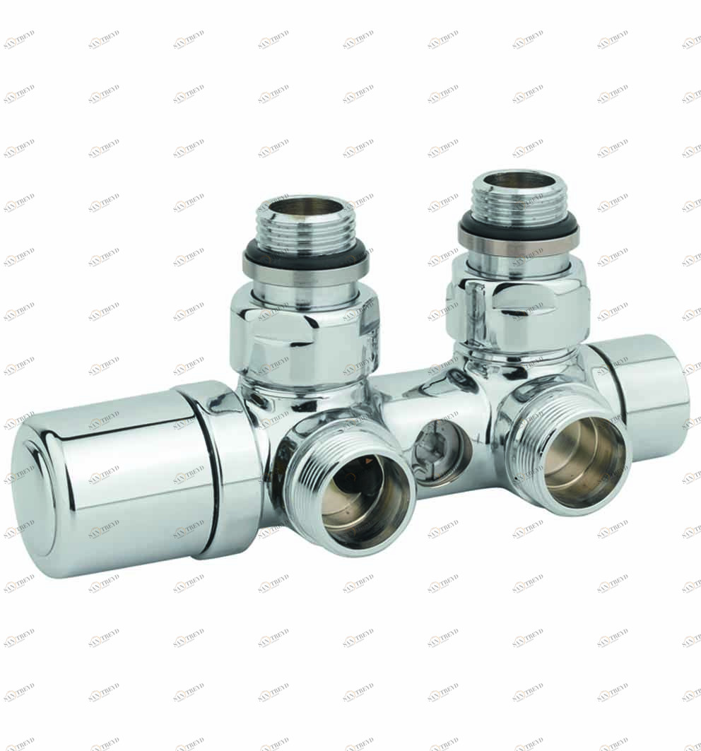 Carlo Poletti V42110JSB Tермостатический прямой кран для железной трубы 