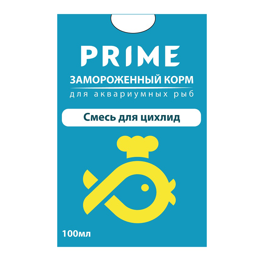 ПР0044922 Корм для рыб Смесь для цихлид в блистере 100мл PRIME 