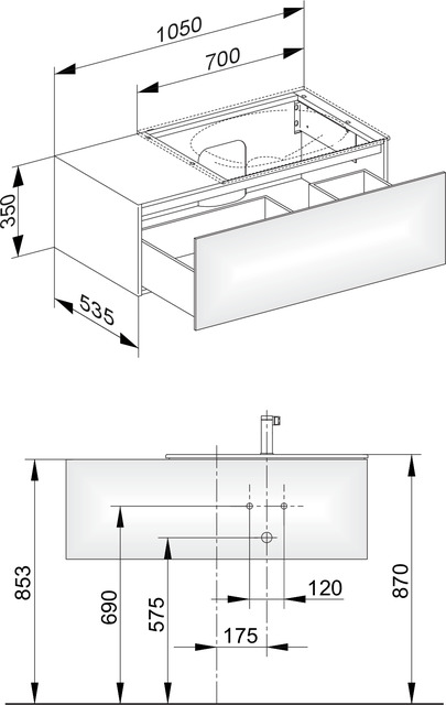 31154890100 Тумба под умывальник KEUCO Edition 11 - Вид №2